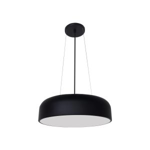 Lustre Pendente Moon 40cm 3 Lamp E27 Preto - 2106 MED PT