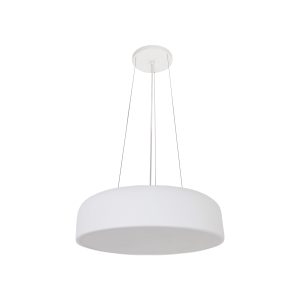 Lustre Pendente Moon 40cm 3 Lamp E27 Branco - 2106 MED BR