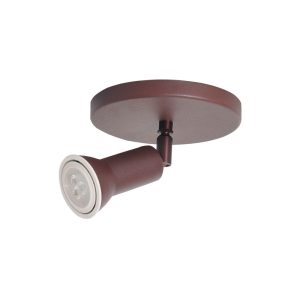 Luminária Spot Sobrepor Canopla Red 1 Gu10 Mr16 Marrom - 6012/1 MAR