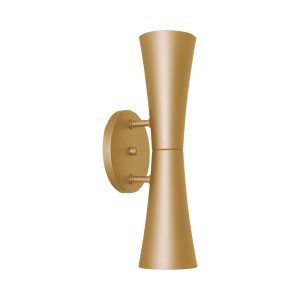 Luminária De Parede Arandela Pequim Peq 2 Lamp E27 Gold - 3108/AR GLD