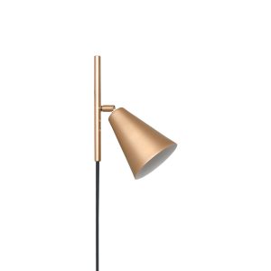 Luminária De Parede Arandela Cone Belga 1lamp E27 Gold - 3107/AR GLD