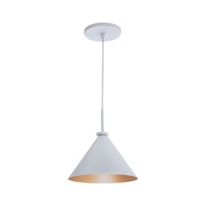 Lustre Pendente Cone Belga Peq 01 Lamp E27 Gold - 3107 PEQ GLD