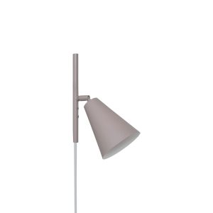 Luminária De Parede Arandela Cone Belga 1lamp E27 Camurça - 3107/AR CAM