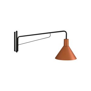 Luminária De Parede Arandela Industry Articulada Cone Preto/cobre - 3209/AR PT/CB