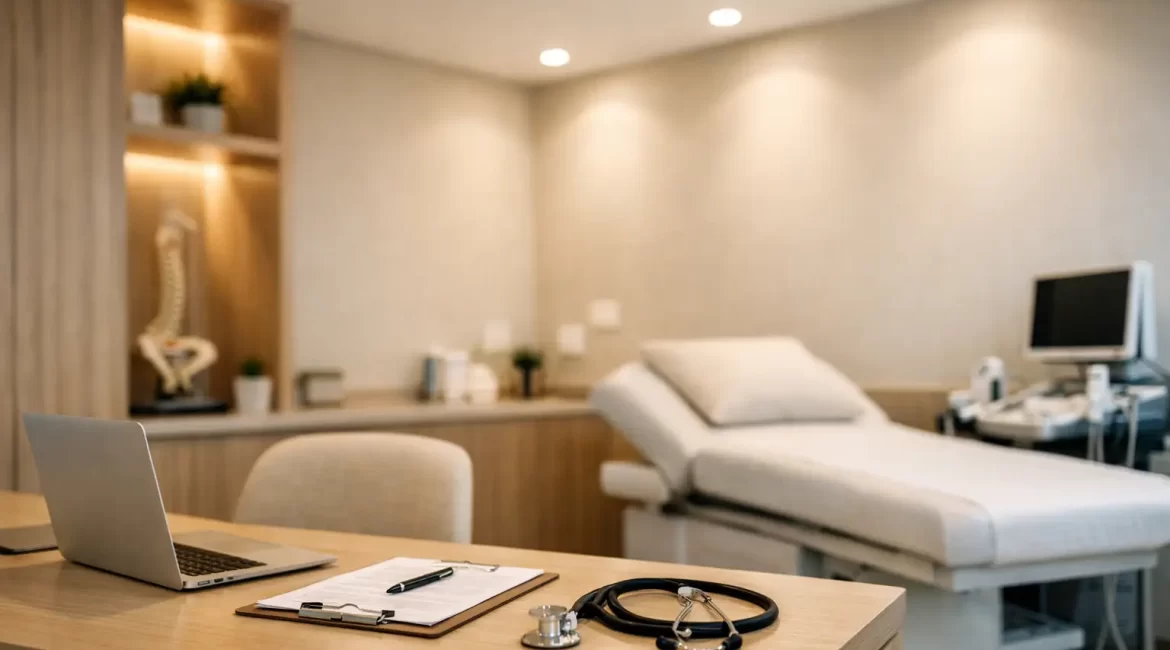 Iluminação adequada para consultório médico